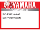 Yamaha Oem Part B42-F8499-00-00 Plate, Rubber New. Price: $11.99.