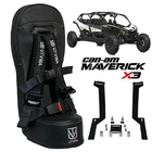 Utvma '17-'25 Can Am Maverick X3 Max Bump Seat With Orange Auto Harness New. Price: $340.00.