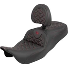 Roadsofa Tri Gripper Seat Std Reach Red Stitch W/ Backrest 808-07B-210B4 New. Price: $900.00.
