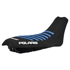 2007-14 Polaris Outlaw 90/2016-2021 110 Seat Cover Black/light Blue Rib #252A New. Price: $68.95.