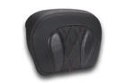 Mustang Deluxe Chopped Tour-pak Backrest Pad Diamond Orange Stitch #88440MO New. Price: $255.00.