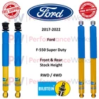 Bilstein B6 Front & Rear 0" Shock Absorber Set Fits 2017-2022 F-550 Sd Rwd / 4WD New. Price: $386.47.
