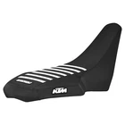 2008-2009 Ktm Atv 450 505 525 Seat Cover All Black / White Ribs Logo #324 New. Price: $68.99.