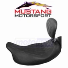 Mustang Wide Tripper Solo Seat With Driver Backrest For 2011-2019 Harley Bs New. Price: $675.15.