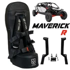 Utvma '25 Can-am Maverick Max Front Bump Seat W/ Auto Buckle Black Harness New. Price: $325.00.