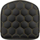 Saddlemen 040849GOL Roadsofa Sissy Bar Pad - Honeycomb Gold Stitching New. Price: $108.00.
