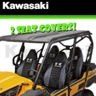 New 2012 - 2025 Genuine Kawasaki TERYX4 750 800 Set Of Two Seat Covers. Price: $551.32.