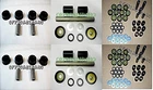 Front/rear Upper/lower Arm Bushing Shaft Rebuild Kit 09-22 Suzuki King Quad 500 New. Price: $279.94.