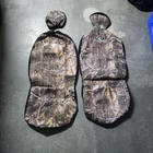 Mossy Oak Camo Front Seat Covers Low Back Universal Fit Rip-stop Oxford Fabric Used. Price: $29.99.
