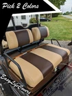New Yamaha Double Back Golf Cart Custom Front&rear Seat Covers Combo Staple. Price: $128.10.