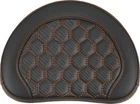 Saddlemen 051349ORA Roadsofa Sissy Bar Pad - Honeycomb Orange Stitching New. Price: $119.00.