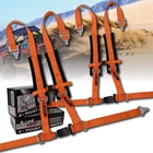 Pair Of Polaris Rzr Orange 4 Point Harness- 2" Padding Canam X3 Yxz New. Price: $119.99.