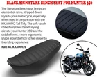 "black Signature Bench Seat" Fit For Royal Enfield Hunter 350 New. Price: $116.84.