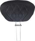 Mustang Driver Backrest Double Diamond Gun Metal Stitch Flh/flt '08-'25 New. Price: $295.00.