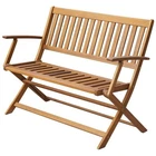 Vidaxl Garden Bench Natural Wood Brown Solid Acacia Standard New. Price: $152.18.