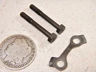 83 Honda ATC250R Kickstart Stopper Bracket Mounting Bolts & Lock Washer Used. Price: $18.74.