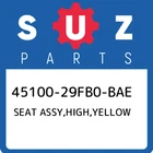 45100-29FB0-BAE Suzuki Seat Assy,high,yellow 4510029FB0BAE, New Genuine Oem Part. Price: $368.38.