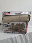 Genuine Dickies 3-PIECE Tan Peterson Seat Covers, 43974WDI New, Box Is Torn. Price: $34.99.
