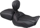Mustang 89401DC Deluxe Touring Solo Seat Backrest Dark Cherry Stitch Flt Flh New. Price: $739.54.