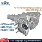 Transfer Case 3610048052 For Toyota Sienna Highlander Lexus RX350 Awd 2.7L 3.5L Remanufactured. Price: $492.88.