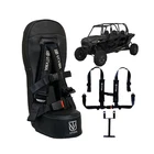 Utvma Polaris Rzr Xp 1000 Bump Seat With Red 4-POINT Harness Used. Price: $239.99.