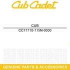 Cub Cadet 71710-115N-0000 Safety Belt Assembly Challenger CX700 CX500 New. Price: $82.67.