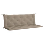 Vidaxl Polyester Oxford Fabric Garden Bench Cushion In Taupe (set Of 2) New. Price: $99.99.