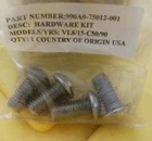 4 Nos Suzuki VL800 1500 VLR1800 Backrest Mount Bolts M10X1.5X20 990A0-75012-001 New. Price: $30.00.