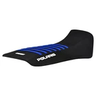 1996-04 Polaris Sportsman 335-700 Seat Cover All Black/tm Blue Rib Logo #218 New. Price: $68.95.