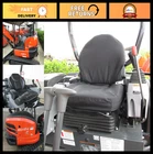 Waterproof Black Seat Covers For Kubota Excavators KX080, KX033, U35 - Durable New. Price: $58.99.