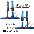Sand Rail Car Dragonfire H-style 4 Point Sewn Harness Blue 2" W/pads New. Price: $219.99.
