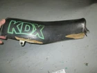 1980 1982 Kawasaki KDX175 Seat Assembly , 53001-1111 Damaged Used. Price: $69.95.