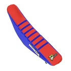 Dcor Factory Reinforced Seat Cover - Blue/red/blue Ribs Motorcycle Atv/utv New. Price: $65.02.