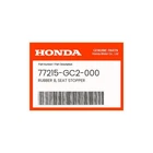 Honda Genuine Rubber B, Seat Stopper 77215-GC2-000 New. Price: $6.87.