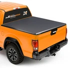 5.5FT Soft Quad-fold Tonneau Cover W/ Lamp For Toyota Tundra Crew Max 2007-2021 New. Price: $290.09.