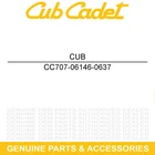 Cub Cadet 707-06146-0637 Seat Plate Bracket Powder Black Challenger 4X2 400LX New. Price: $50.95.