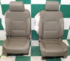 Issue 15' Suburban Tan Leather Heat Cool Power Front Bucket Seats Pair AN3 Used. Price: $657.39.