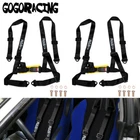 2 X Universal Black 4 Point Buckle Racing Seat Belt Harness For Atv Utv Go-kart New. Price: $49.85.