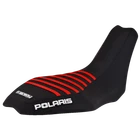 2006-2008 Polaris Outlaw 450 500 525 Seat Cover All Black W/ Red Ribs #255A New. Price: $68.95.