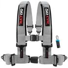 Silver 3" 4-POINT Utv Harness W/ Rzr & X3 Bypass 50 Cal Pro-series Quick Lock New. Price: $127.99.