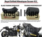 Royal Enfield "himalayan Scram" 411 "touring Rider & Passenger Seat" Black New. Price: $172.78.