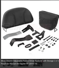 2010-2019 Can-am Spyder Rt Adjustable Driver Backrest With Storage New. Price: $114.00.