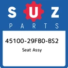 45100-29FB0-BS2 Suzuki Seat Assy 4510029FB0BS2, New Genuine Oem Part. Price: $365.87.
