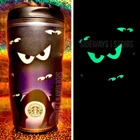 2002 Starbucks Cat Eyes Tumbler Glow In The Dark Very Rare Halloween Short 8 Oz Used. Price: $194.99.
