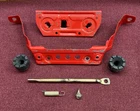 Oem 1983 1984 1985 Honda 200X Rear Fender Seat Mounting Latch Lever, Bracket Used. Price: $77.00.