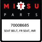 Mitsubishi Belt, Fr Seat, Inr 7000B685, New Genuine Oem Part. Price: $82.62.