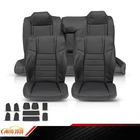 Seat Covers Fits 2011-14 Dodge Challenger Sxt Rt Black Front & Rear Full Set New. Price: $162.76.