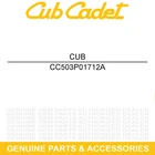 Cub Cadet 503P01712A Bottom Seat Kit Challenger MX750 MX550 Eps 4X4 New. Price: $1098.31.