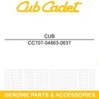 Cub Cadet 707-04863-0637 Seat Belt Bracket Volunteer Wt Tracker Sport Limited Le New. Price: $43.95.