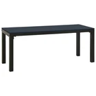 Outdoor Patio Bench Garden Park With Steel Frame And Wpc Vidaxl New. Price: $104.99.